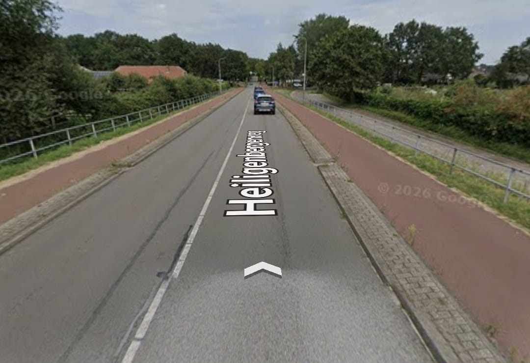 Man zwaargewond nadat hij van fiets wordt getrokken op Heiligenbergerweg in Amersfoort