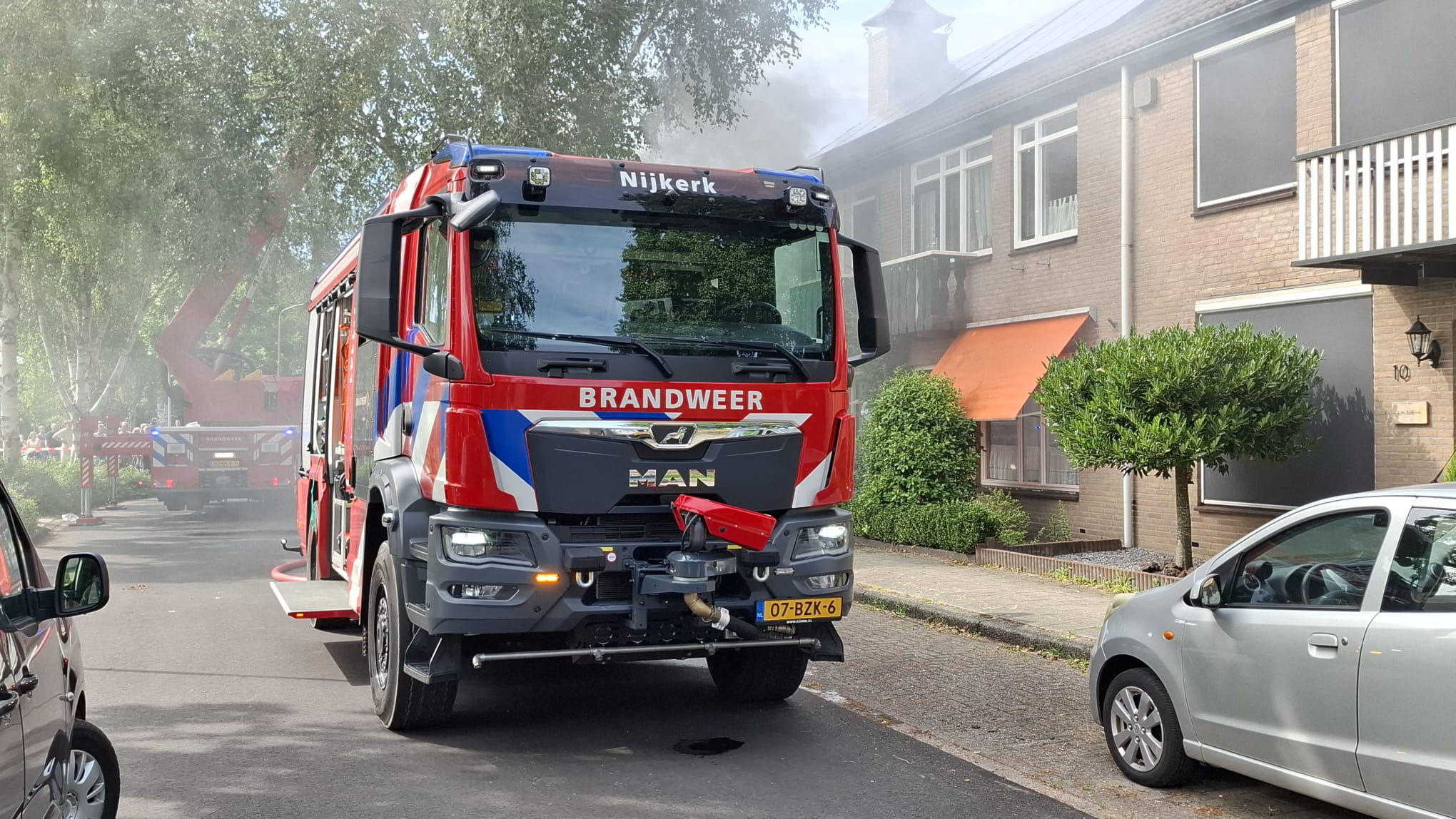 Woning onbewoonbaar na brand in slaapkamer aan de Rubenslaan in Nijkerk