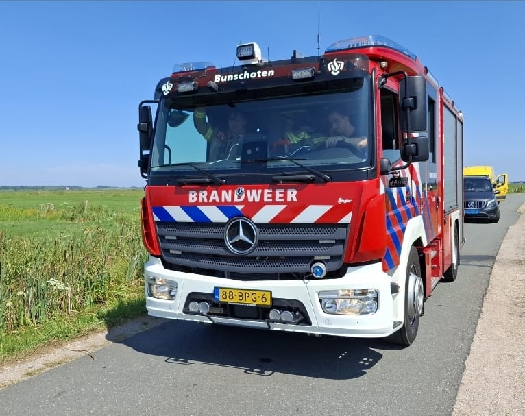 Berm- en bosschagebrand tussen Bunschoten en Nijkerk vermoedelijk aangestoken