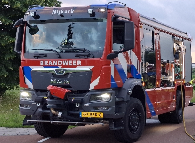 Brandweer Nijkerk ingezet bij grote natuurbrand in Limburg: brand opgeschaald naar GRIP 3
