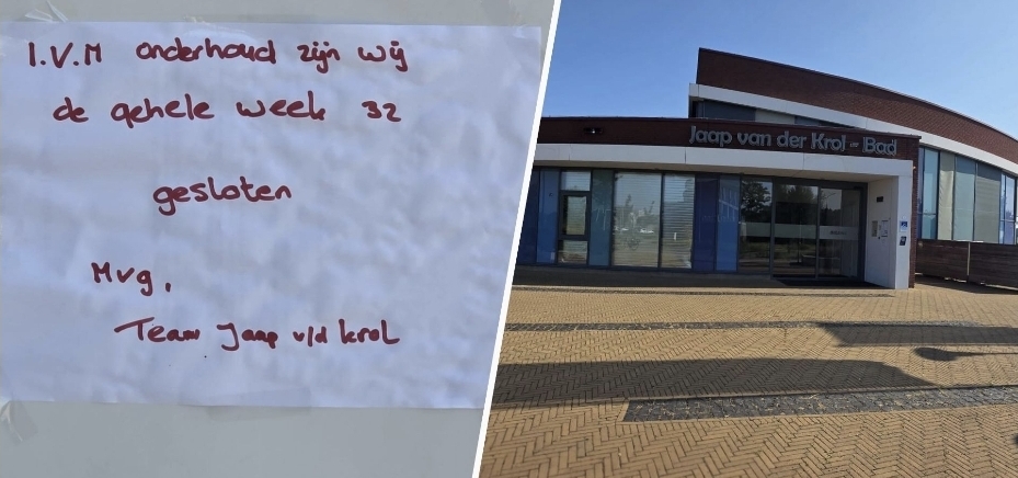Zwembad in Nijkerkerveen midden in zomervakantie dicht: ‘Dat kan toch niet?’