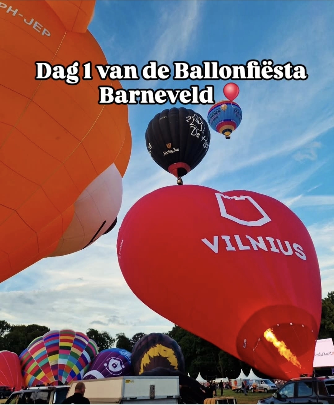 ✨️Het is zover: Dag 1 van de Ballonfiësta Barneveld🎈