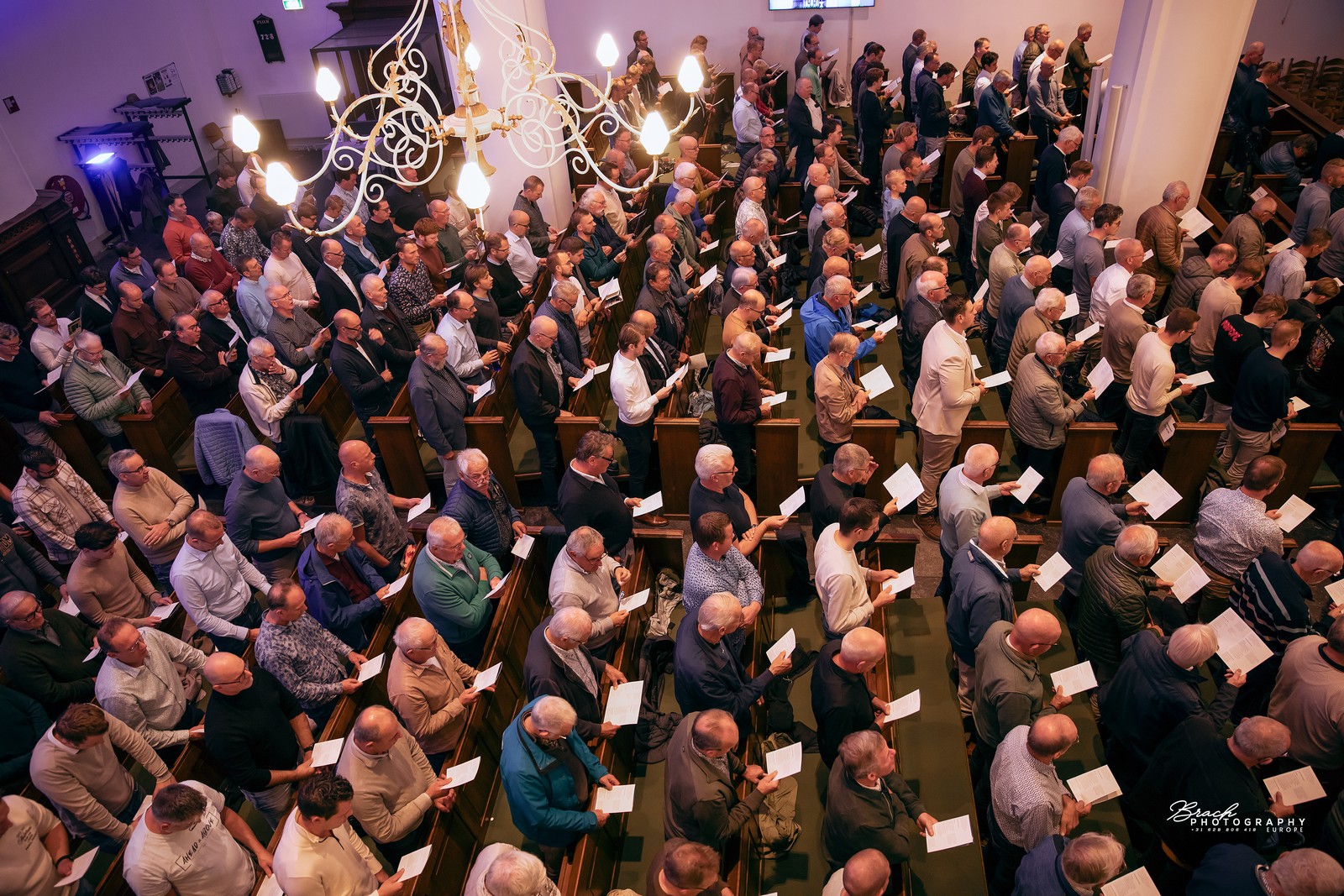 Tweede editie Mannenzang in Grote Kerk Nijkerk