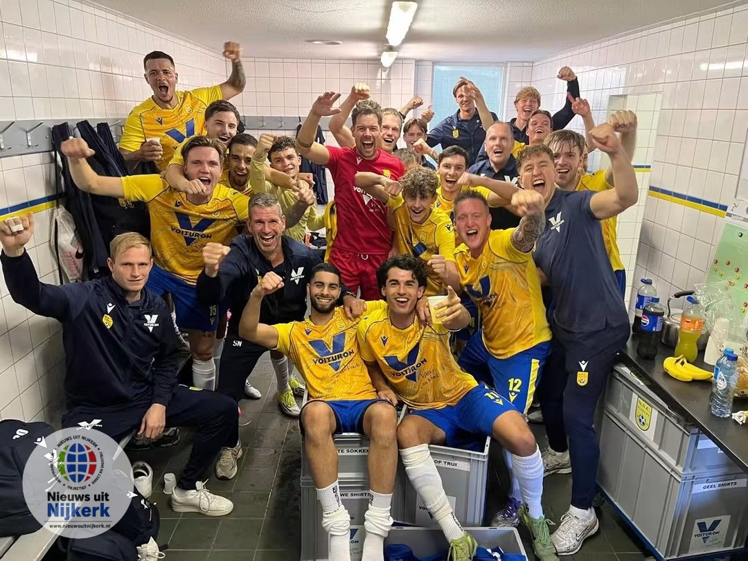NSC Nijkerk wint spektakelstuk bij Nunspeet en blijft foutloos