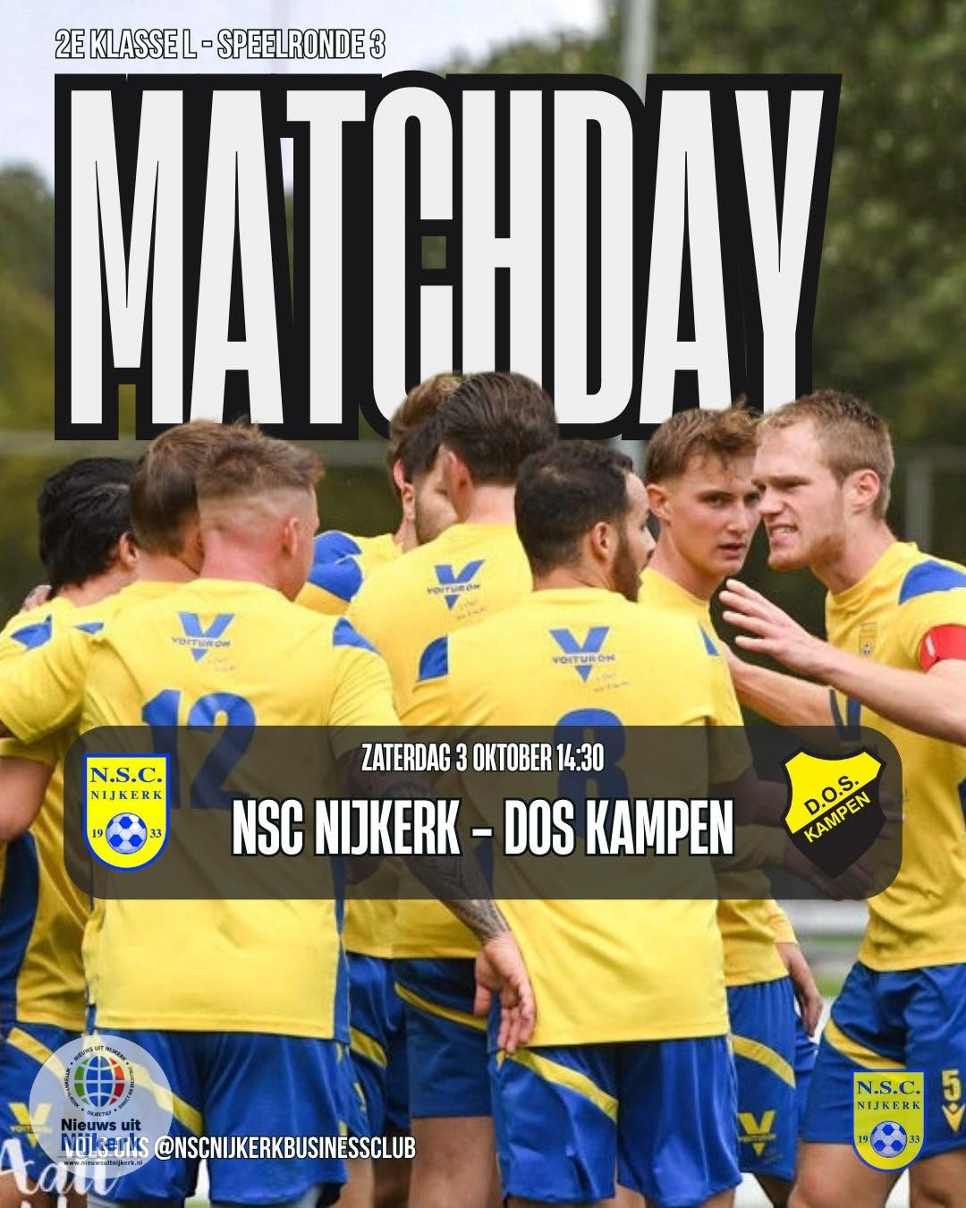 14.30 Nsc Nijkerk tegen Dos Kampen