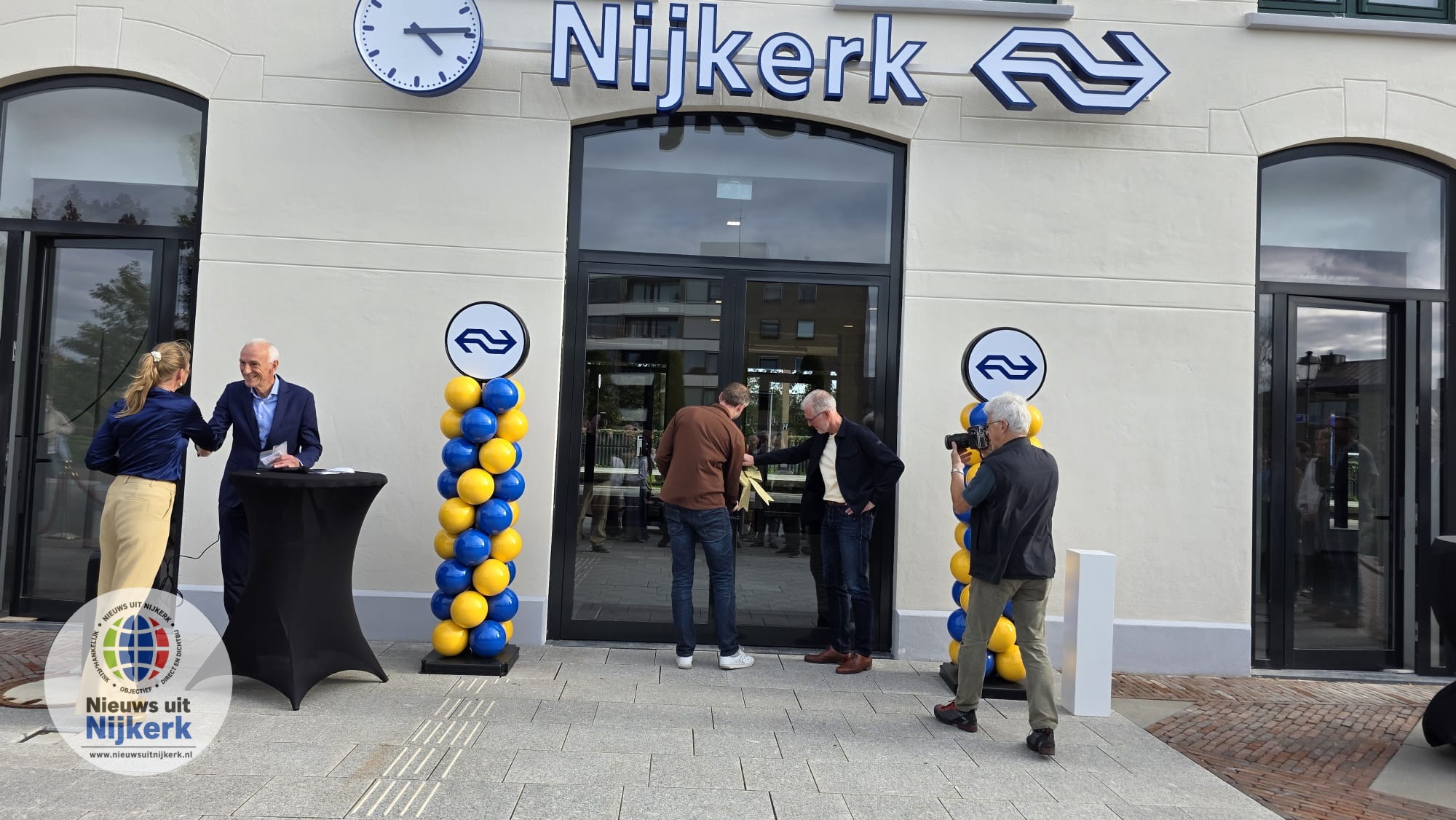 Gerenoveerd station Nijkerk officieel geopend