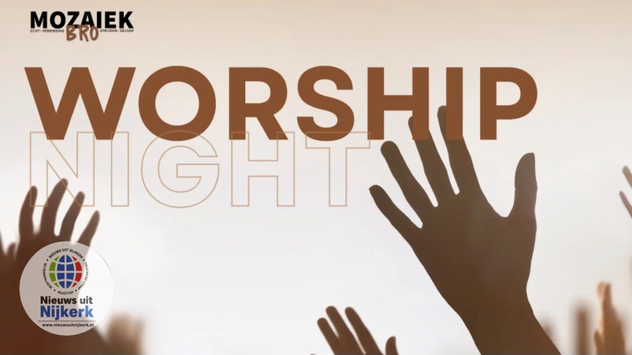 Mozaiek Bro Worship Night in sporthal Corlaer.