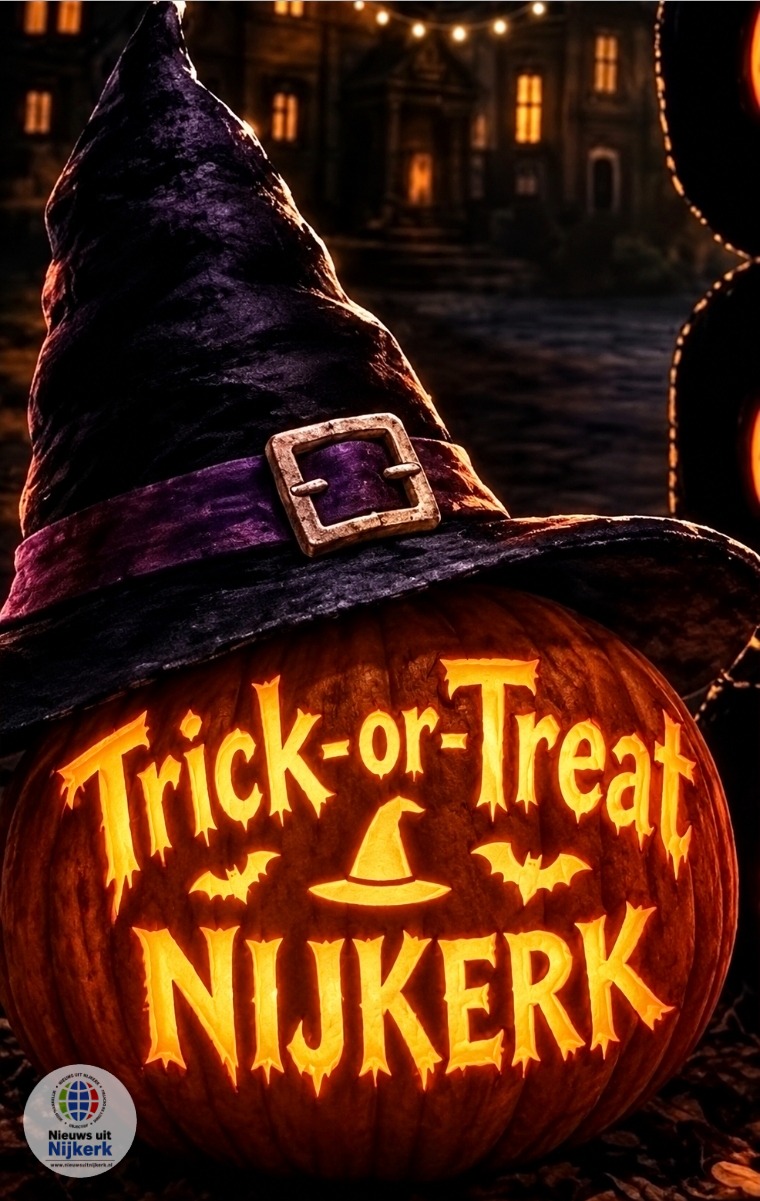 Halloweenfeest in wijk De Terrassen trekt zo’n vijftig kinderen
