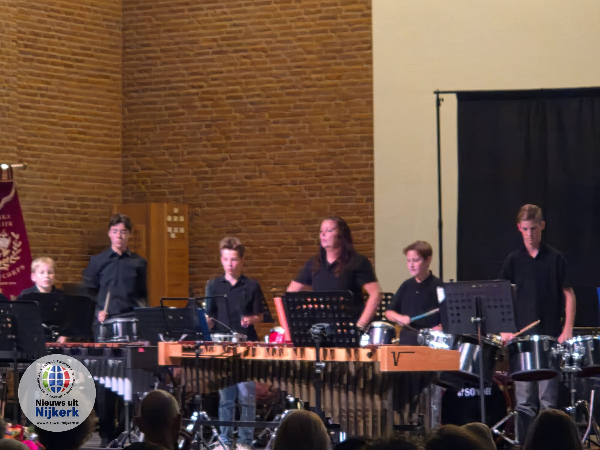 Jeugd en fanfare zorgen voor muzikale avond in Kruiskerk Nijkerk