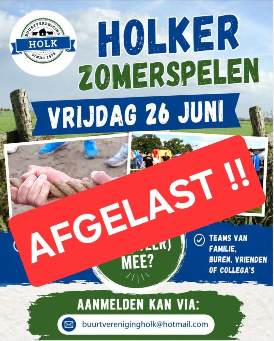 holker zomerspelen afgelast