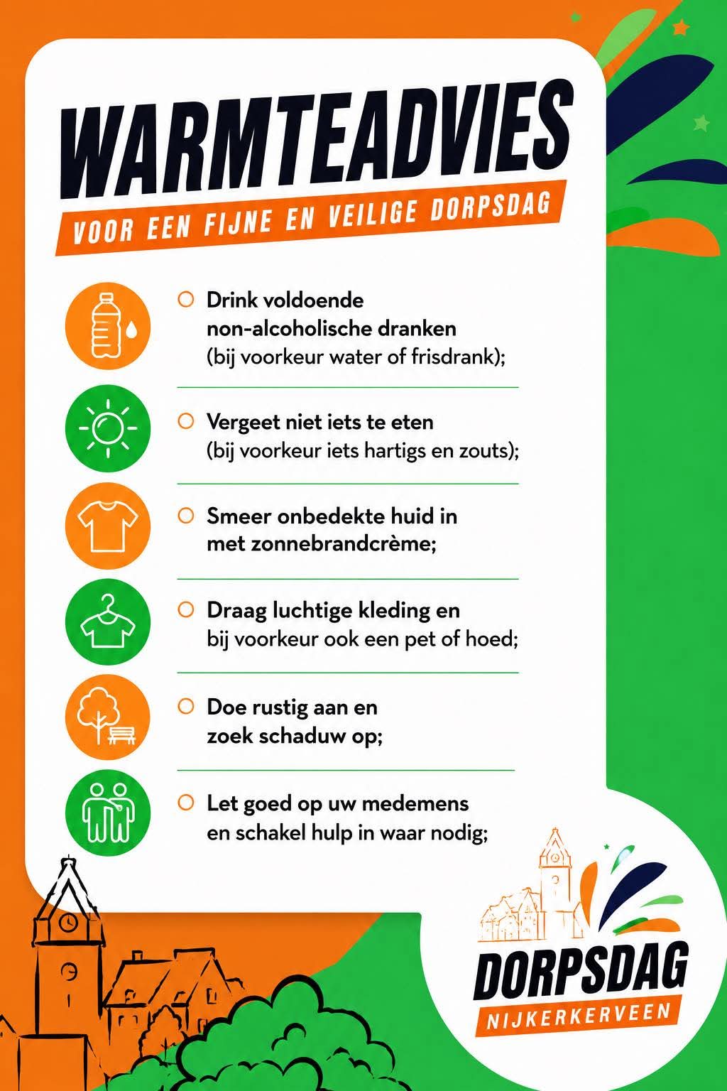 WARMTE TIP VOOR DORPSDAG NIJKERKERVEEN