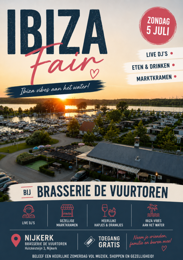 Ibiza Fair keert terug bij Brasserie De Vuurtoren